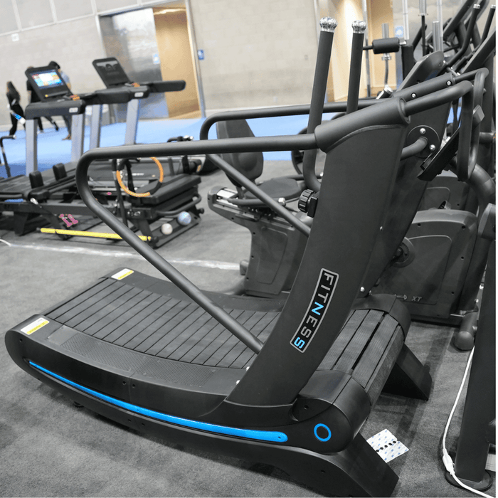 Commercial Self Powered Curve Treadmill - Muscle D Fitness - Standalone - Sweatfully