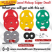 Muscle D 12 Olympic Plates + Bar + Spring Collars - Local Pick Up Only Deal(Paramount,CA) - Sweatfully