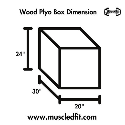 Muscle D Plyo Box(L x W x H: 30" x 20" x 24") Local Pickup Only Deal(Paramount,CA) - Sweatfully