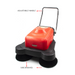 SM1050B 41.3" Battery Powered Walk-behind Floor Sweeper with Water Sprinklers, Triple Brushes - Sweatfully