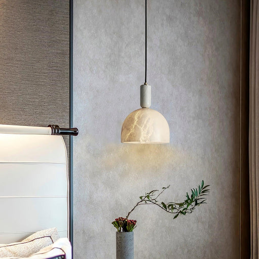 Acorn Alabaster Pendant Light - Sweatfully
