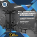 SFE Commercial 4 Station Jungle Gym Machine with (4) Weight Stacks (New) - Sweatfully