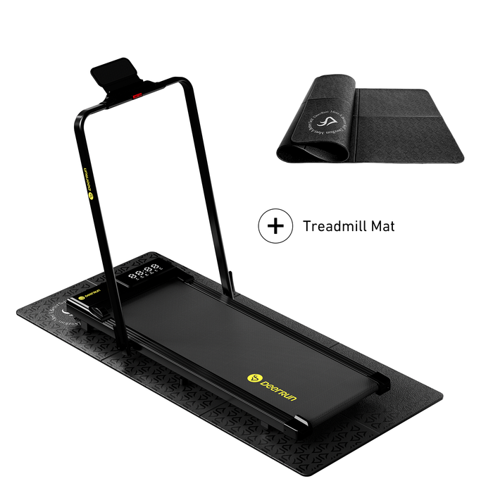 DeerRun A5 Pro Smart 2 in 1 Folding Treadmill Black - Sweatfully