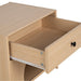 Travis Modern Natural 22-inch Side Table with Pet-Friendly Nook - Sweatfully