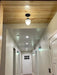 Acorn Antique Glass Ceiling Light with Chain - Sweatfully