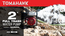 2 Inch Trash Water Pump 164 GPM 3.5HP GX120 powered by Honda Portable Utility - Sweatfully