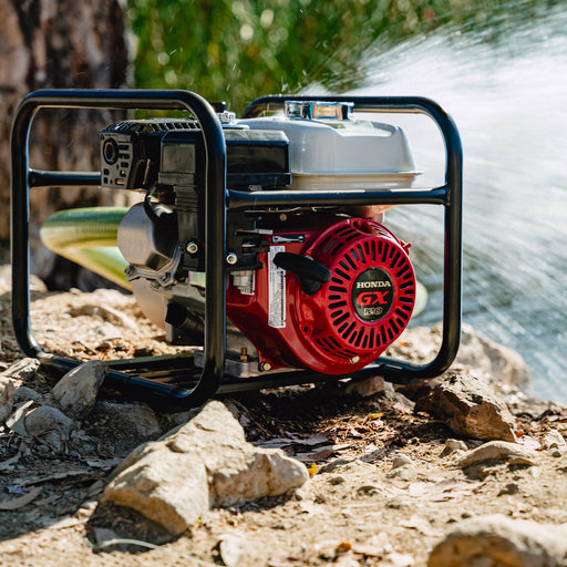 2 Inch Trash Water Pump 164 GPM 3.5HP GX120 powered by Honda Portable Utility - Sweatfully