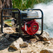 2 Inch Trash Water Pump 164 GPM 3.5HP GX120 powered by Honda Portable Utility - Sweatfully