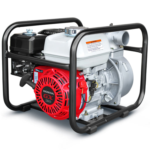 2 Inch Trash Water Pump 164 GPM 3.5HP GX120 powered by Honda Portable Utility - Sweatfully