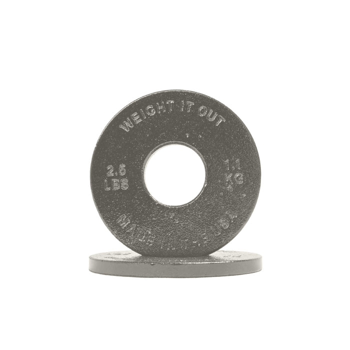 Cast Iron Machined Weight Plate Pairs - Sweatfully