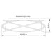 20" Modern Brown LED Flush Mount Ceiling Light - Sweatfully