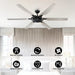 70" Madhya Industrial Ceiling Fan with Remote Control - Sweatfully