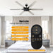 70" Madhya Industrial Ceiling Fan with Remote Control - Sweatfully