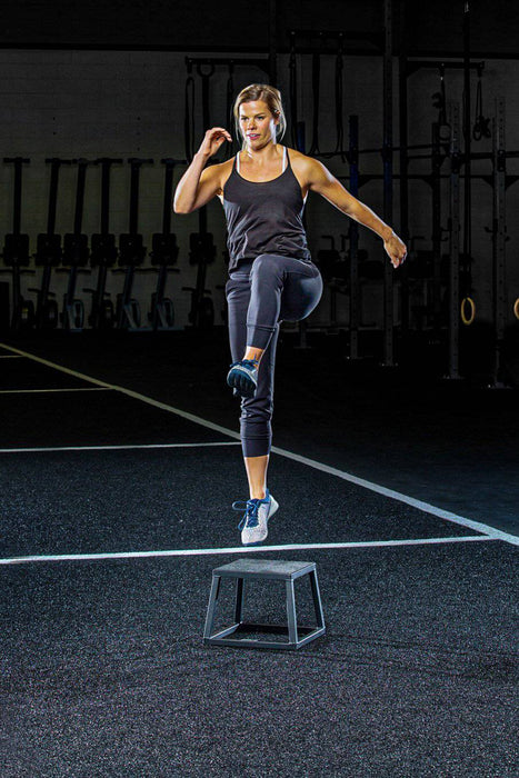 Steel Plyo Boxes – Heavy-Duty Plyometric Jump Platforms with Anti-Slip Rubber Top – Available in 12", 18", and 24" Heights – Stackable, Stable, Built for Strength and Conditioning - Sweatfully
