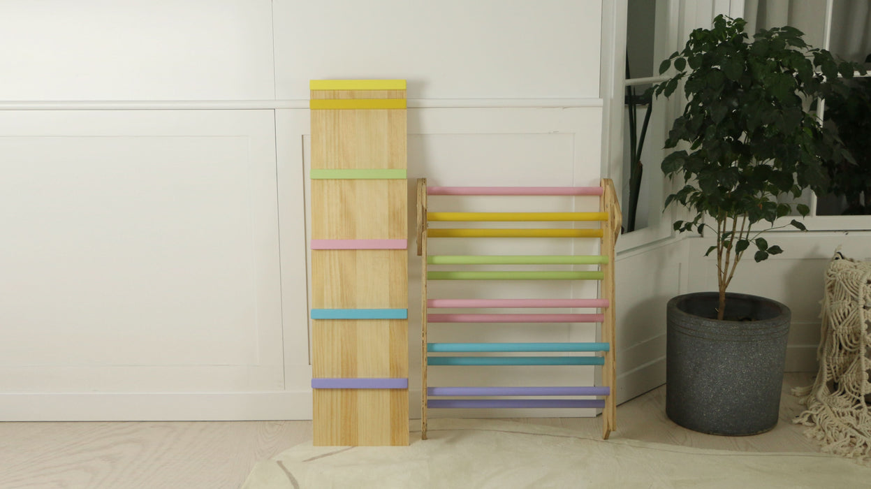 Olive- Pikler Triangle Ladder and Climber Slide - Multiple Sizes - Sweatfully