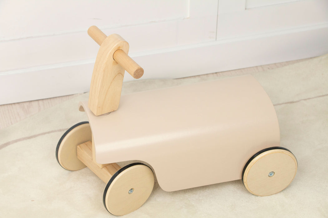 Wooden Ride-On Walker Toy for Toddlers | Push & Ride Balance Toy with Wheels - Sweatfully