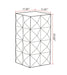 24" Height Three-dimensional Embossed Pattern Design Retro Coffee Table MDF Retro Furniture - Sweatfully