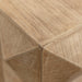 24" Height Three-dimensional Embossed Pattern Design Retro Coffee Table MDF Retro Furniture - Sweatfully