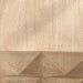 24" Height Three-dimensional Embossed Pattern Design Retro Coffee Table MDF Retro Furniture - Sweatfully