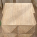 24" Height Three-dimensional Embossed Pattern Design Retro Coffee Table MDF Retro Furniture - Sweatfully