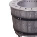 Dark Grey Woodgrain Smokeless Firepit with Wood Pellet/Twig/Wood as The Fuel for Garden & Outdoor - Sweatfully