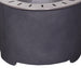 Dark Grey Faux Concrete Texture Smokeless Firepit with Wood Pellet/Twig/Wood as The Fuel for Garden & Outdoor - Sweatfully