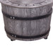 Dark Grey Woodgrain Smokeless Firepit with Wood Pellet/Twig/Wood as The Fuel for Garden & Outdoor - Sweatfully