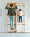 Neem Swedish Wall Ladder & Indoor Wooden Climber for Kids – Home Gym Playset - Sweatfully