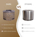 Smokeless Firepit with Wood Pellet/Twig/Wood as The Fuel for Garden & Outdoor - Sweatfully