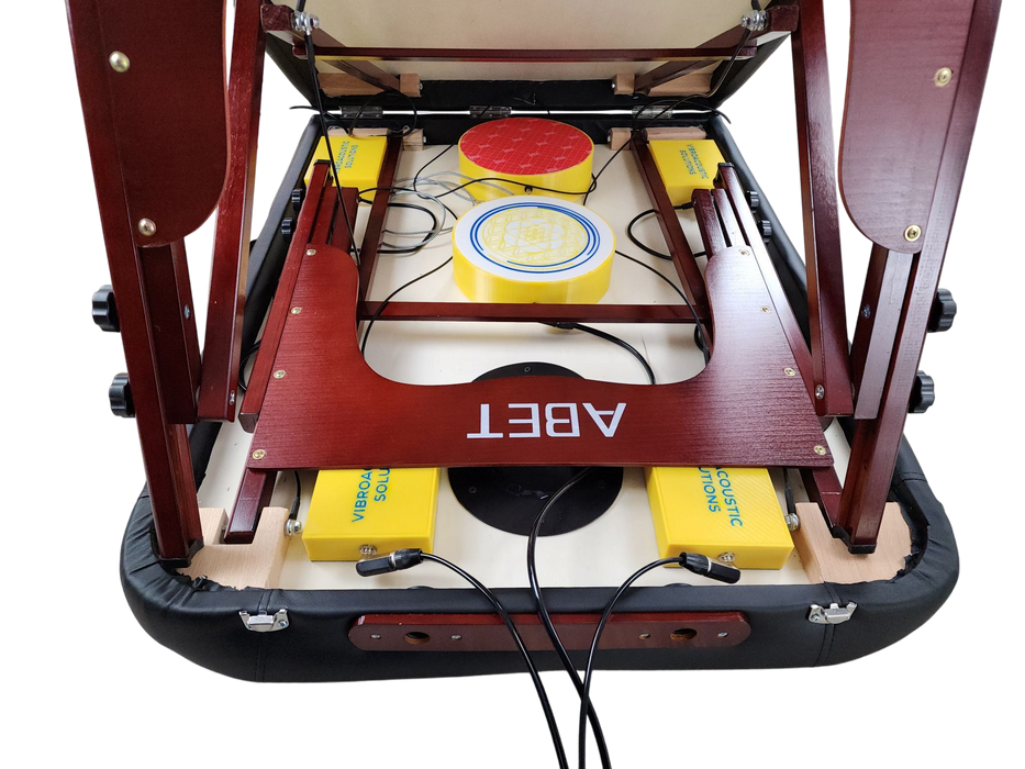 Vibroacoustic Therapy Massage Table Attachments with custom Amplifier Bundle - Sweatfully
