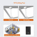 72 Inch 84 Inch Winni All-Aluminum IPX4 Outdoor Ceiling Fan with Remote Control - Sweatfully