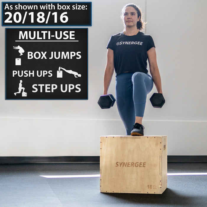 Synergee 3-in-1 Wood Plyo Boxes - Sweatfully