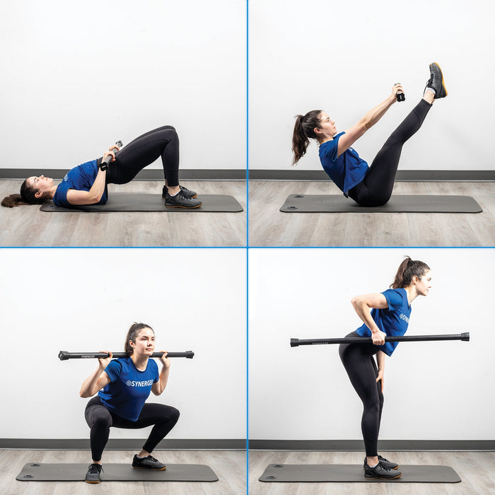 Synergee Weighted Workout Bars - Sweatfully