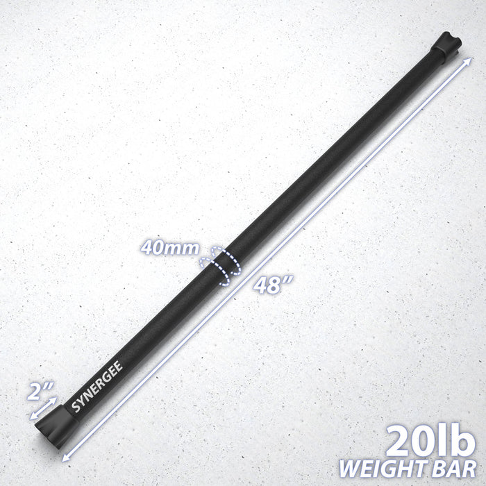 Synergee Weighted Workout Bars - Sweatfully