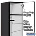 Salsbury 15" Wide Single Tier Designer Wood Locker - 1 Wide - 6 Feet High - 21 Inches Deep - Black - Hasps - Sweatfully
