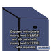 Salsbury 15" Wide Single Tier Designer Wood Locker - 1 Wide - 6 Feet High - 21 Inches Deep - Blue - Hasps - Sweatfully
