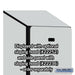 Salsbury 15" Wide Single Tier Designer Wood Locker - 1 Wide - 6 Feet High - 21 Inches Deep - Gray - Hasps - Sweatfully