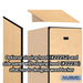 Salsbury 15" Wide Single Tier Designer Wood Locker - 1 Wide - 6 Feet High - 21 Inches Deep - Maple - Hasps - Sweatfully
