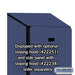 Salsbury 15" Wide Single Tier Designer Wood Locker - 1 Wide - 6 Feet High - 18 Inches Deep - Blue - Hasps - Sweatfully