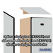 Salsbury 15" Wide Single Tier Designer Wood Locker - 1 Wide - 6 Feet High - 18 Inches Deep - Gray - Hasps - Sweatfully