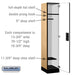 Salsbury 15" Wide Single Tier Designer Wood Locker - 1 Wide - 6 Feet High - 18 Inches Deep - Maple - Hasps - Sweatfully
