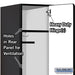 Salsbury 15" Wide Single Tier Designer Wood Locker - 3 Wide - 6 Feet High - 24 Inches Deep - Black - Hasps - Sweatfully