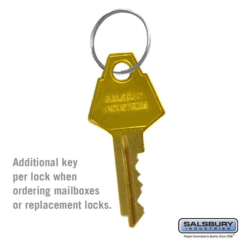 Salsbury Additional Key - for Americana Mailbox Standard Lock - Sweatfully