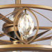 22" Kashmir Modern Glod Reversible Crystal Fandelier Ceiling Fan with Lighting and Remote Control - Sweatfully