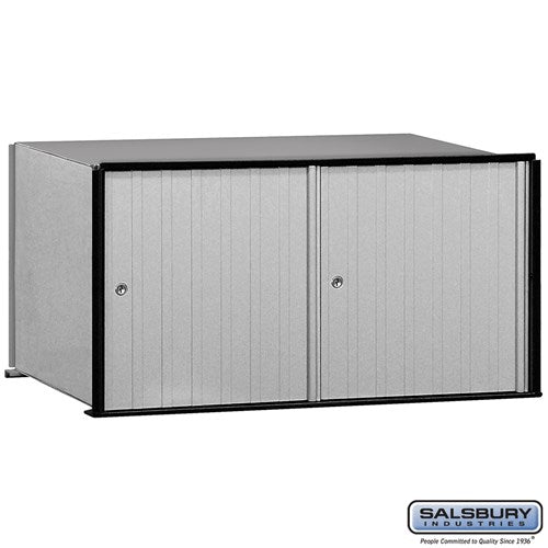 Salsbury Aluminum Mailbox - 2 Doors - Rack Ladder System - Sweatfully
