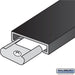 Salsbury Trim Kit - for Up to 3 Columns of Aluminum Mailboxes - Black - Sweatfully