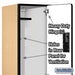 Salsbury 15" Wide Double Tier Designer Wood Locker - 1 Wide - 6 Feet High - 21 Inches Deep - Maple - Hasps - Sweatfully