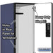 Salsbury 15" Wide Double Tier Designer Wood Locker - 1 Wide - 6 Feet High - 24 Inches Deep - Blue - Hasps - Sweatfully
