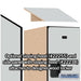 Salsbury 15" Wide Double Tier Designer Wood Locker - 1 Wide - 6 Feet High - 24 Inches Deep - Gray - Hasps - Sweatfully