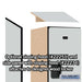 Salsbury 15" Wide Double Tier Designer Wood Locker - 1 Wide - 6 Feet High - 18 Inches Deep - Gray - Hasps - Sweatfully